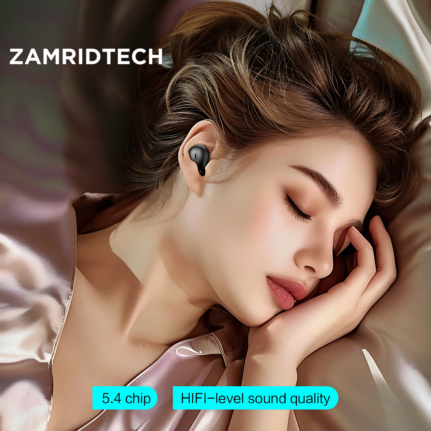Ultraleichte Bluetooth 5.4 Schlafkopfhörer | Kabellos, HIFI-Sound, IPX4